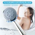 3 level adjustable water saving pressure shower head with shower hose. 