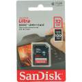 SanDisk 32GB Ultra SD Card UHS-I 100mb SDHC Memory Card. 