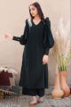 2pcs cotton lawn black Long shirt with plazo for girls (customized). 