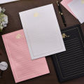 10pcs Simple Gold Rose Letterhead,High-end Gold Stamping Letter Paper Pink White Romantic Love Letter Paper Birthday Letterhead.