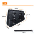 Universal Motorcycle Saddle Bags PU Leather Tool Bag w/Water Bottle Holder Cafe Racer Luggage Bag Waterproof For Cruiser Custom. 