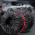 4PCS Universal Car Spare Tire Covers Case Auto Wheel Tires Storage Bags 210D Oxford Cloth Dust-proof Protector Car Styling. 
