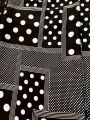 Irani chadder silk fabric white and black colour summer fabric chador is a full-body-length semicircle of fabric that is open down the front. 