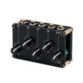4-in-1-out Passive Mixer Module Mini Stereo 4-Channel Passive Mixer Audio Mixer 4 Audio Input to 1 Output Ultra Compact. 