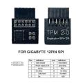 Newest TPM 2.0 Encryption Security Module Remote Card Supports Version 2.0 12 14 18 20-1pin Pin Support Multi-brand Motherboard. 