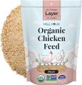 Organic Chicken Feed | Layer (20+ week) Chickens | Organic, Non-GMO, Corn & Soy Free, Non-Medicated Chicken Feed | 16% Protein | Mash  1KG. 