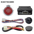 EASYGUARD start stop button keyless go remote engine start optional compatible with oem key fob red button es002-p4 DC 12V. 