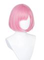 Ootori emu Cosplay Wig for Project Sekai Cosplay, Short Straight Pink Party Wigs for Women Girls Pink.