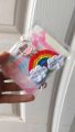 rainbow keychains for girls,colorful rainbow crochet keychain for kids bags.. 