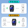 RGB Bluetooth 5.4 Audio Transmitter Receiver LED Display Hifi Music Wireless Adapter With Mic 3.5MM AUX TF Card Play For TV Car. 