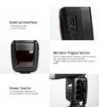PHOTOOLEX Professional Flash Gun for DSLR. 