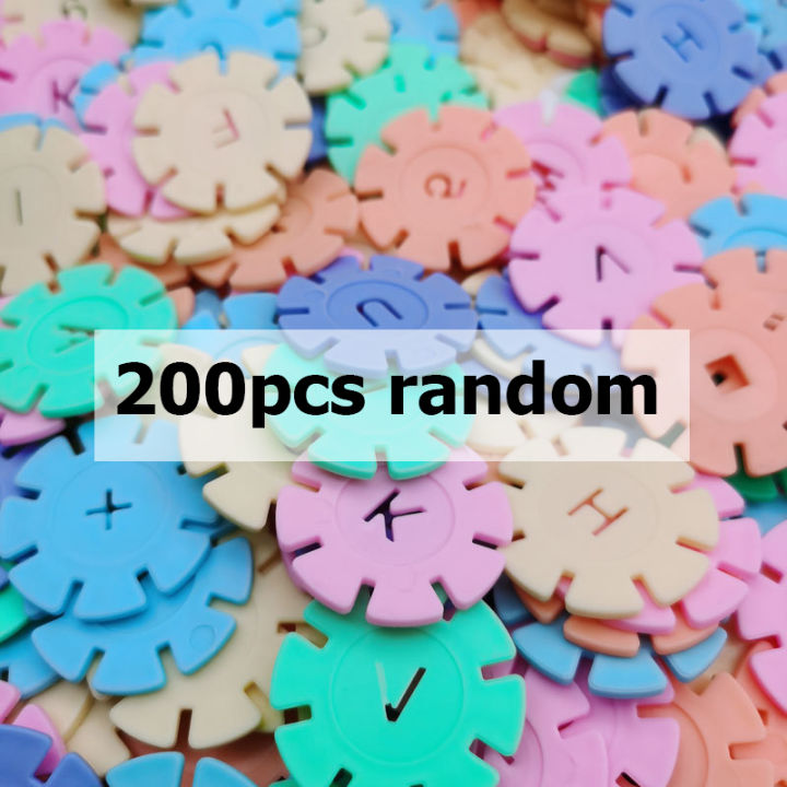 60/100/200pcs%20Early%20Education%20Insert%20Bag%20Snowflake%20Buliding%20Block%20Set%20Baby%20Puzzle%20Plastic%20Assembling%20Buliding%20Blocks%20Toys%20DDJ%20-%20Image%206