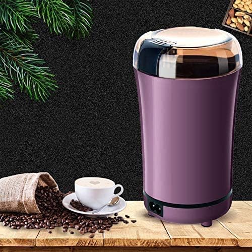 Coffee Beans and Grains Grinder - Powerful Motor, Noiseless, Easy-to-Use, Stainless Steel Chamber