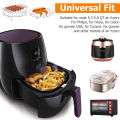 Air Fryer Stainless Steel Rack Tray&Steaming Racks Air Fryer Tools Baking Pan BBQ Gril Baking Cooker Accessories Cooking Tools. 