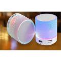 Mini bluetooth speaker led light showing spekar and sound box. 