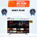 SONY PLUS 43 android version 11 Ram 2GB/16GB SMART HD TV with Free Delivery.