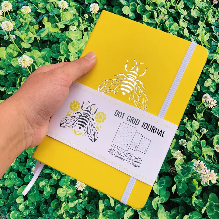 BUKE%20A5%20Size%20Dotted%20Journal%20Drawing%20Sketchbook-160gsm%20Paper,%20Inner%20Pocket,%20Numbered%20160%20Pages,%205x5mm%20DOT%20GRID%20Notebook%20-%20Image%208