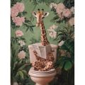 GATYZTORY Painting By Numbers With Frame 40x50cm Kits Cat Tiger Animals Picture With Numbers For Home Decors Handpainted Diy Gif. 