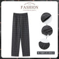 New Style Hot Sale Cotton Plaid Pajama Pants For Adluts Home Furnishing Cotton Trousers Cotton Pajama Men Sleep Bottom Home Wear.