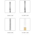 50Pcs Reusable Stainless Steel Barbecue Skewer with Wooden Handle BBQ Skewers Kebab Iron Stick for Outdoor Camping Picnic Tools. 