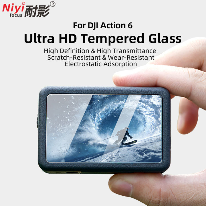 For%20%20Action%203%204%205%20pro%206%20Tempered%20Glass%20Ultra%20HD%20Screen%20Protector%209H%20Hardness%20Lens%20Protection%20Anti-Scratch%20Action%20Film%20Glass%20-%20Image%202