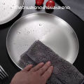 14cm/20cm stainless steel plate food grade dish Korean style food tray restaurant use. 