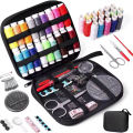 Complete Sewing Kit with Threads Needles Scissors Tape Measure Buttons Portable Travel DIY Embroidery Handwork Sewing Tool Set.