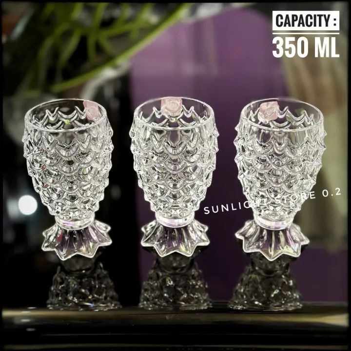 Plastic Drinking Glasses Crystal (Set of 3)- Elegant And Unbreakable Glassware For Everyday Use