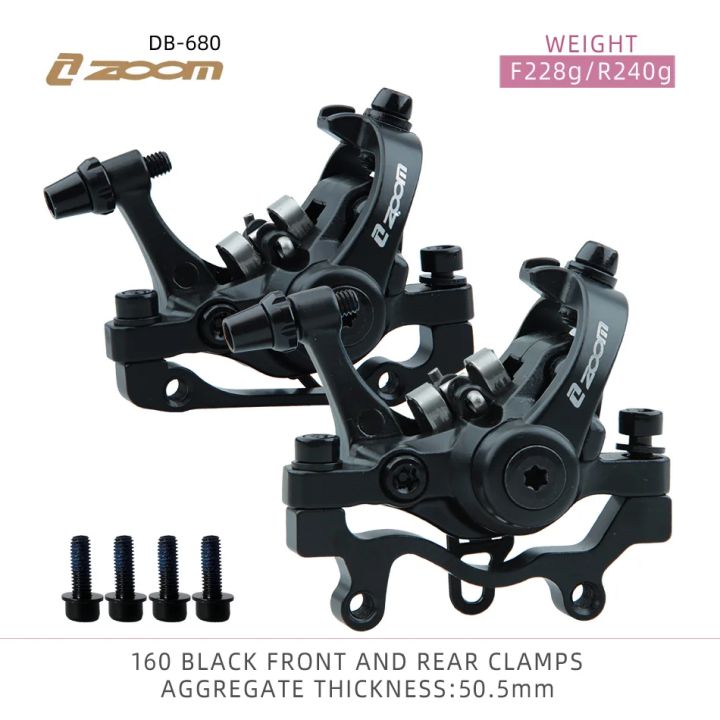 ZOOM%20DB680%20Bicycle%20Disc%20Brake%20Mountain%20Bike%20Mechanical%20Caliper%20Double%20Piston%20Electric%20Bilateral%20Drive%20NFOX%20B001%20Heat%20Sink%20160%20-%20Image%204