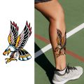 Bald Eagle Waterproof Temporary Tattoo for Arm and Leg, Long-Lasting, Realistic Fake Tattoo for Men and Women. 