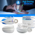 Anti-Snoring Mouthpiece Anti-Snoring Device Night Time Teeth Mouthguard Adjustable Sleeping Mouth Guard for Bruxism Stop Snoring. 
