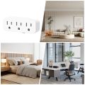 2pcs Wall Sockets Outlet Extender 15A 1875W Portable Wall Plug Adapter US Power Strip Electric Socket Splitter Spaced for Home. 