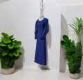 PREMIUM QUALITY KOREAN NIDA STUFF ABAYA (CHEST 24 AND LENGTH 54). 