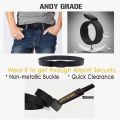 Pack of 2 Breathable Nylon web Canvas Fabric Belt with Plastic Buckle. 