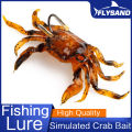 FLYSAND Bionic Crab Silicone Soft Bait Artificial Lifelike Sharp Hook Fishing Lure Freshwater Fish Jig Head Baits Fishing Tackle. 