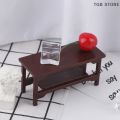 1:12 Dollhouse Miniature Round Table Tea Table Doll Home Coffee Table Furniture Decor Toy Micro Scene Construction Props.