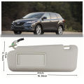 For Mazda CX-9 Car Sun Visor Left Driver Side  Sport 3.7L 2010 2011 2012 2013 2014 2015 TDY1-69-320. 