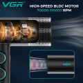 VGR Hair Dryers Professional Air Blower Negative Ion Hair Dryer 110000 RPM Hair Dryer Machine BLDC Motor Barber Salon V-401. 