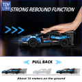 ToylinX 1/18 523 PCS Technical Mechanical Supercar Racing Racing Building Block Assembled Toy Car for Kids Boy  . 