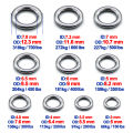 9KM 20Pcs Fishing Solid Ring Fishing Lure Connectors Stainless Steel Fishing Accessories Saltwater Tackle Chrome.