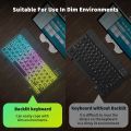 【Thailand sport】 backlit wireless Bluetooth keyboard and mouse with RGB LED light for LPAD laptop Android tablet. 