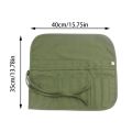 Painting Brushes Canvas Storage Bag, 22 Slots Watercolour and Gouache Brushes Calligraphy Brushes Storage Bag, Roll up Pen Bag.