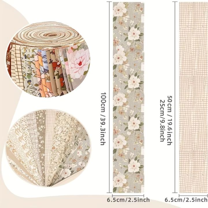 40pcs%20100%25Cotton%20jelly%20roll%20fabric%20cotton%20bag%20-%20Quilted%20jelly%20roll%20-%20DIY%20sewing%20supplies%20Crafts%20Home%20Decoration%20-%20Image%203
