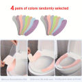 Soft Bathroom Padded Toilet Seat Cushion - Stretchable, Washable, Easy To Fit For All Sizes, Durable Polyester Material.