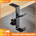 Gaming Headset Support Aluminum Hang Headphones Cradle Adjustable Headset Support Under Desk Headset Rack Holder Bracket. 