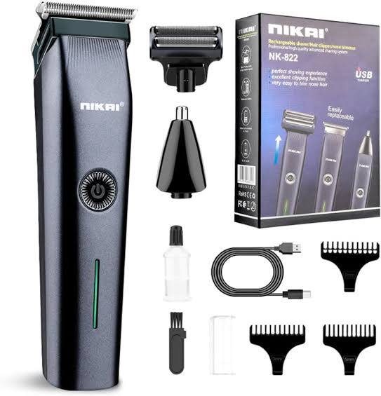 Nikai Nk- 822 3 in 1 Hair Trimmer for Men
