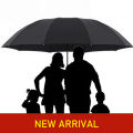 Super Large Folding Umbrella Rain Women Windproof Sunny And Rainy Paraguas Male Double Whole Family Umbrellas UBY28. 