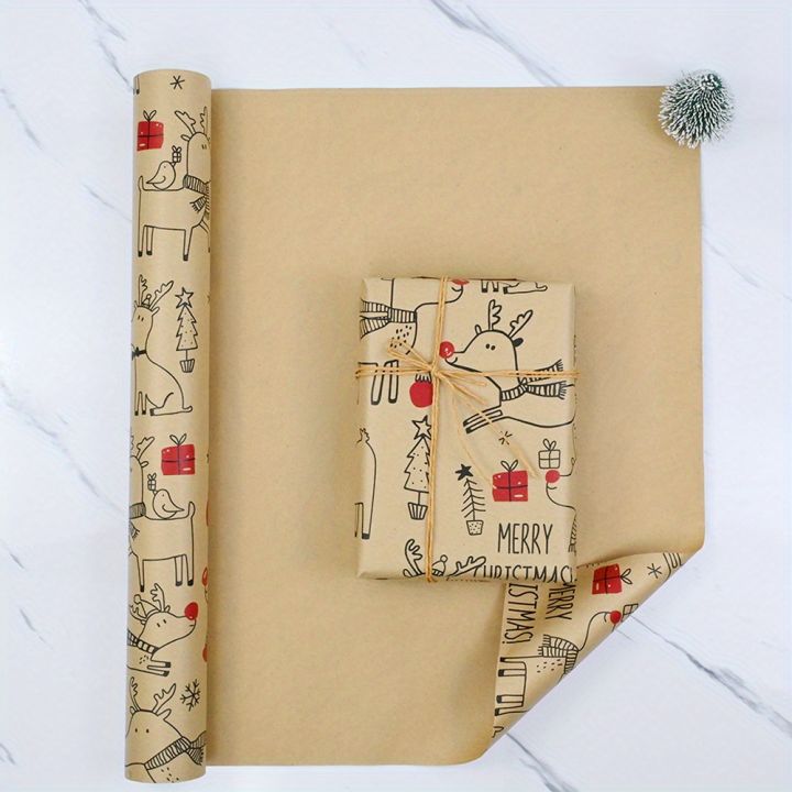 1%20Roll%20Christmas%20Wrapping%20Paper%20-%20Cute%20Deer%20Design,%20Planners%20And%20Brokers,%20Suitable%20for%20Presents,%20Handmade%20Gifts,%20Gift%20Wrapping%20-%20Image%202