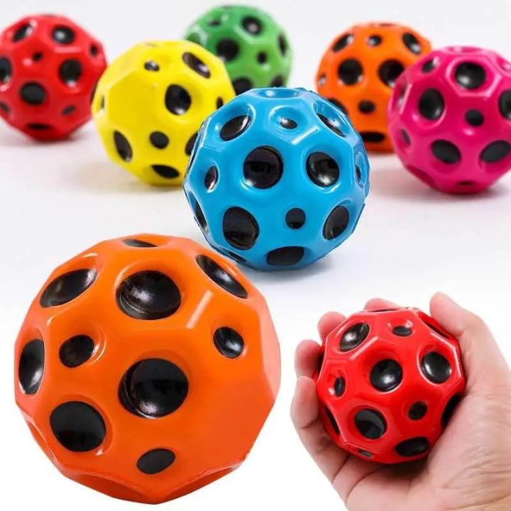 Extreme High Bouncing Ball Space Ball Bouncy Ball Outdoor Throw Catch Moon