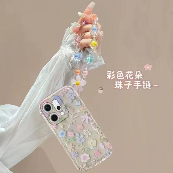 Phone%20Case%20for%20OPPO%20Reno%2014,%20Reno%2014%20Pro,%20Reno%2014F%20Fashion%20Flowers%20Soft%20Case%20Fall%20Prevention%20Protective%20Cover%20-%20Image%204